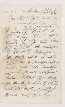 Letter, 10 April 1855