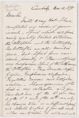 Letter, 10 March 1875