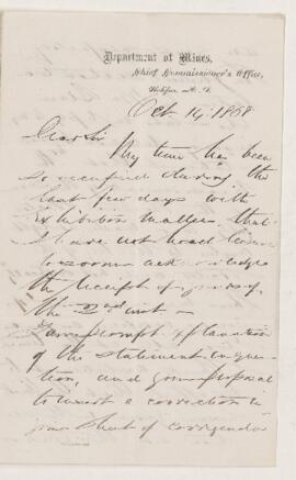 Letter, 14 October 1868