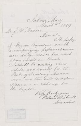 Letter, 2 March 1869