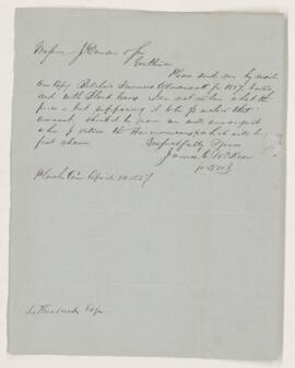 Letter, 20 April 1857