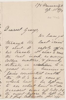 Letter, 11 March 1894