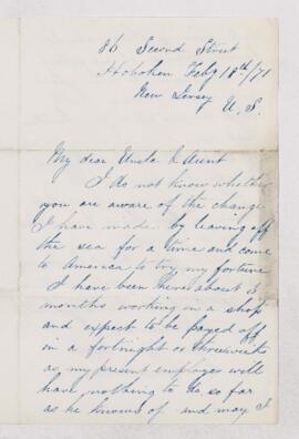 Letter, 18 February 1871