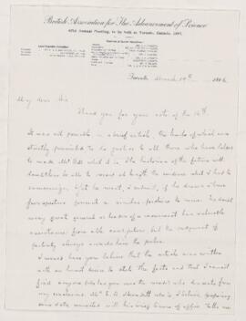 Letter, 19 March 1896