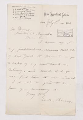 Letter, 5 July 1880