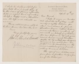 Letter, 19 April 1877