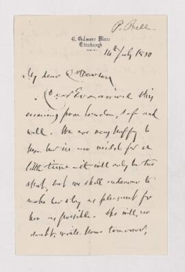 Letter, 14 July 1880