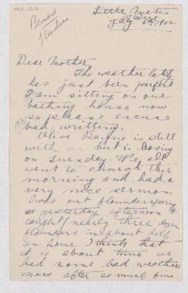 Letter, 6 July 1902