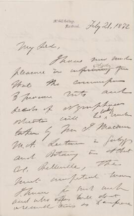 Letter, 21 February 1872