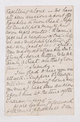 Letter from Isabella Greenshields