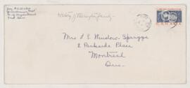 Envelope, 3 February 1960