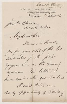 Letter, 11 April 1876