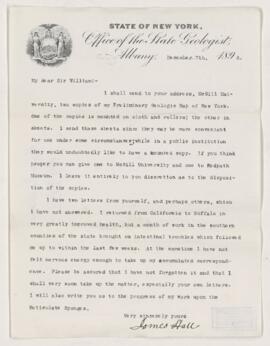 Letter, 7 December 1896