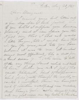 Letter, 30 August 1845
