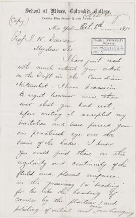 Letter, 6 October 1871