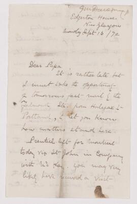 Letter, 16 September 1872