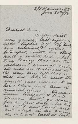 Letter, 20 June 1898