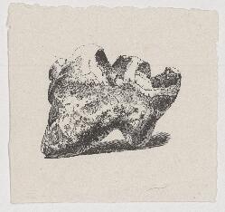Small engravings, clipping, and sketch