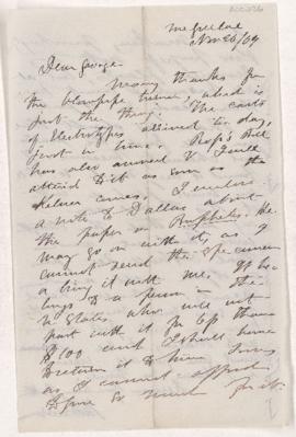 Letter, 26 November 1869