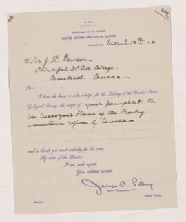 Letter, 12 March 1886
