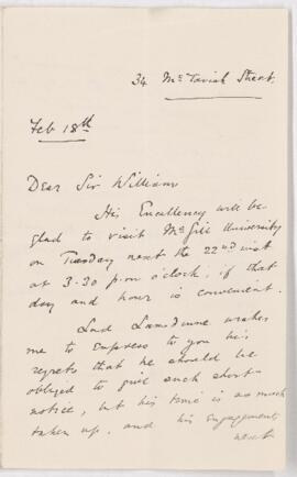 Letter, 18 February 1887