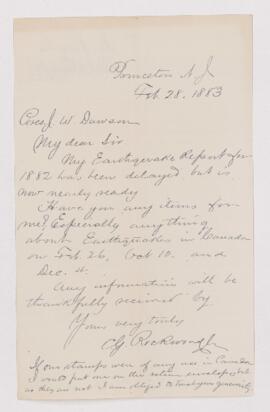 Letter, 28 February 1883