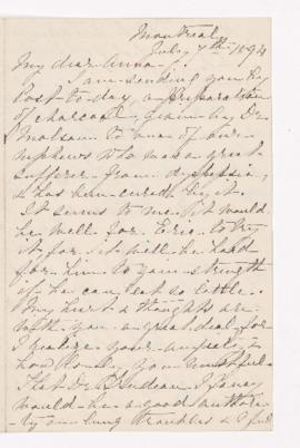 Letter, 7 July 1894