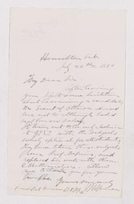 Letter, 20 July 1880