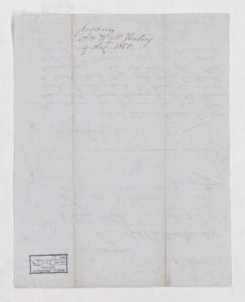 Account, February 1850