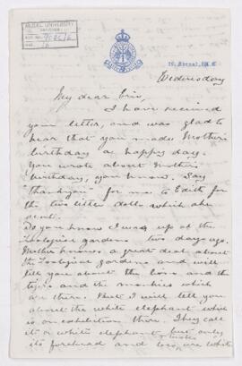 Letter, 12 March 1884