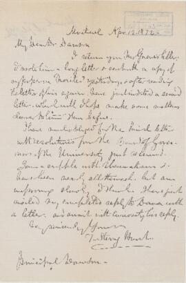 Letter, 13 April 1872