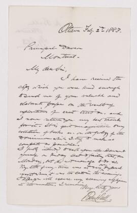 Letter, 2 February 1883