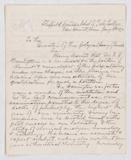 Letter, 18 January 1872