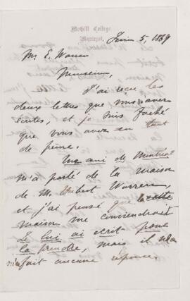 Letter, 5 June 1869