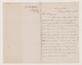 Letter, 7 August 1876