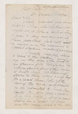 Letter, 10 October 1876