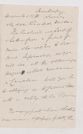 Letter, 14 December 1881