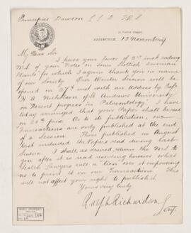 Letter, 13 November 1877