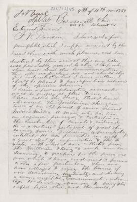 Letter, 9 April 1869