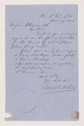 Letter, 29 October 1856