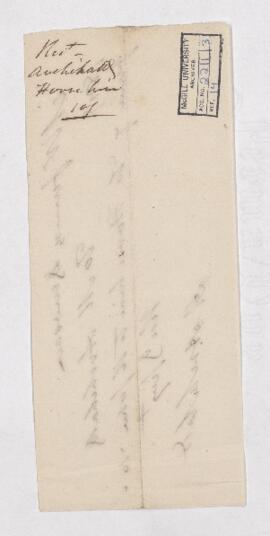 Receipt, 7 June 1849