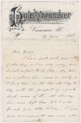 Letter, 27 June 1888