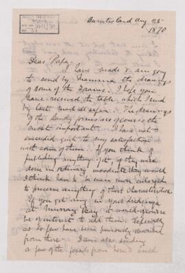 Letter, 25 August 1870