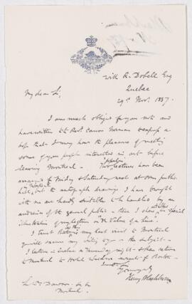 Letter, 29 November 1887