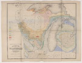 Geological map of Wisconsin