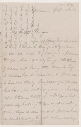 Letter, 19 April 1886