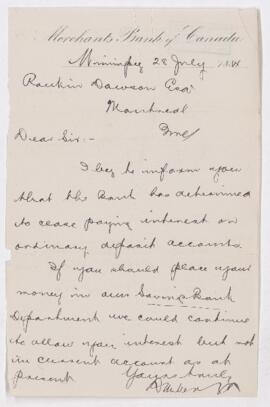 Letter, 28 July 1884