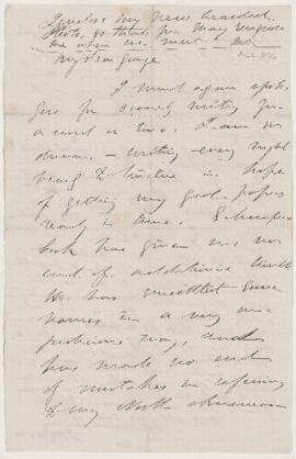 Letter, undated