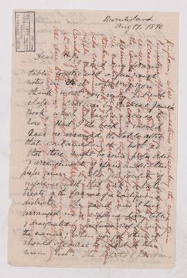 Letter, 17 August 1870