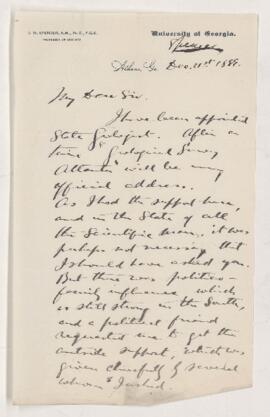 Letter, 21 December 1889